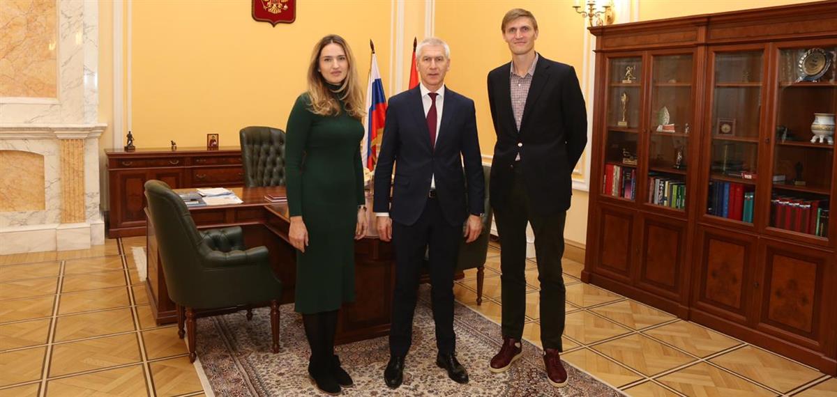 Андрей Кириленко встретился с министром спорта Олегом Матыциным