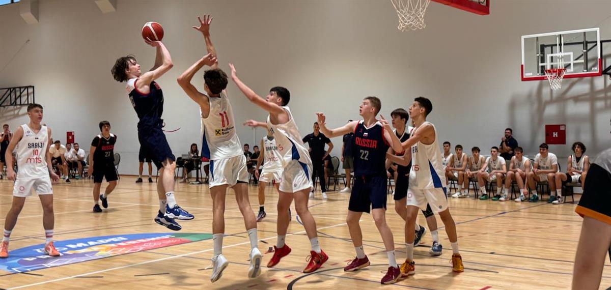 Мужская сборная U16 взяла реванш в Сербии