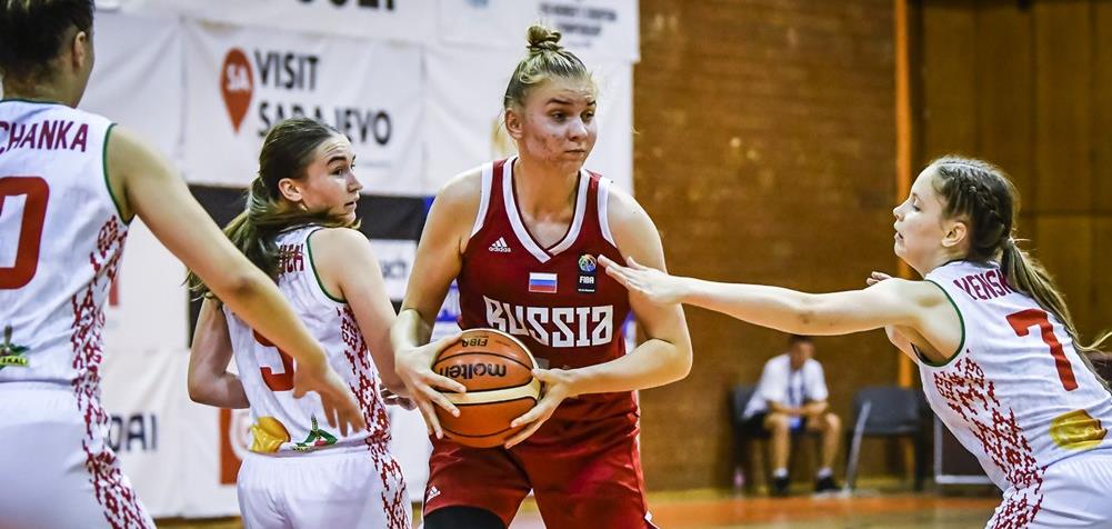 Женская сборная U18 одолела Белоруссию и сыграет с Хорватией