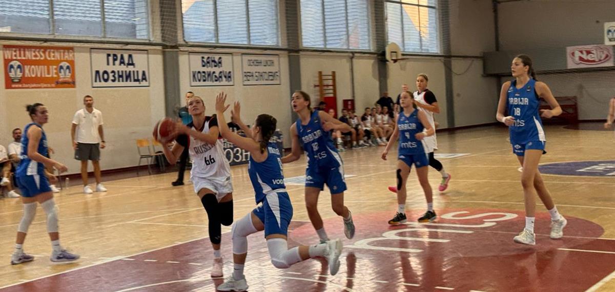 Юниорки U16 завершили сборы двумя играми в Сербии