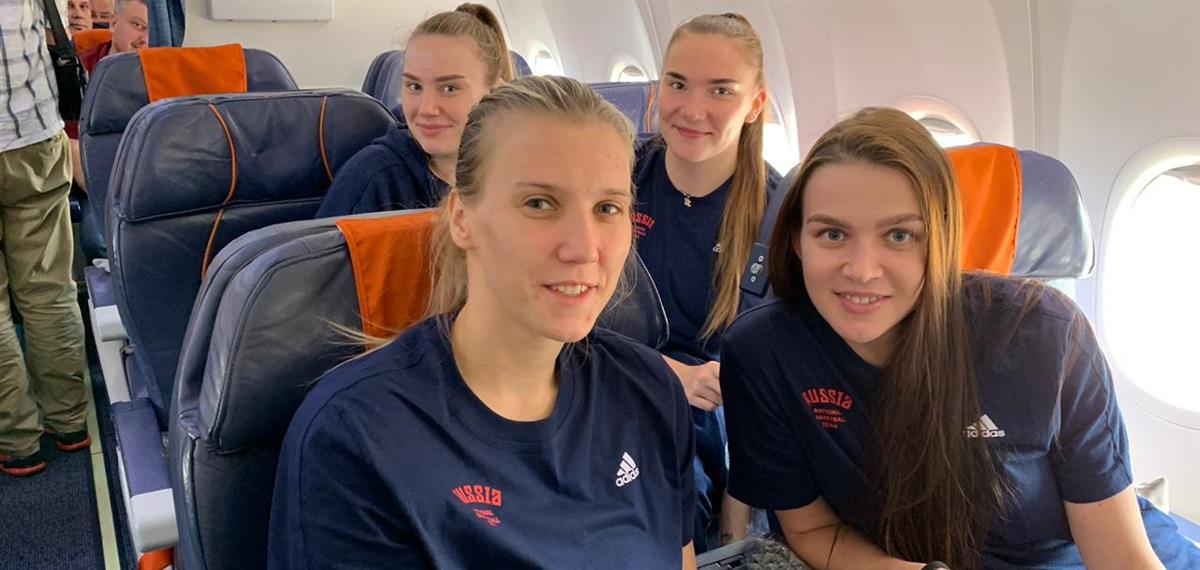 Женская сборная России отправилась на Евробаскет